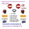 ELEKTRİK FULL AYDINLATMA SETİ KARAVAN RÖMORK SİNYALİZASYON 7,5M LED RÖMORK STOP LAMBASI SETİ ELEKTRİK SETİ KARAVAN RÖMORK TINY HOUSE  FULL SET 7 Pin