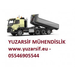 HOOKLİFT HİDROLİK KANCA KONTEYNIR YÜKLEME EKİPMANI  - HOOKLİF KANCALI HİDROLİK KONTEYNER YÜKLEME ARAÇ ÜSTÜ EKİPMANI