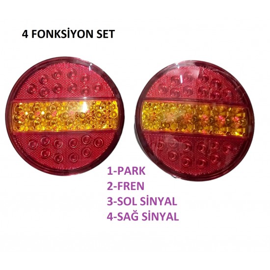 ELEKTRİK AYDINLATMA SETİ 7,5M LED RÖMORK STOP LAMBASI SETİ ELEKTRİK SETİ KARAVAN RÖMORK TINY HOUSE  7 Pin