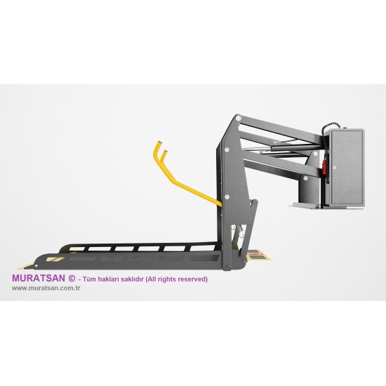 Engelli Rampası Lifti Kaset Tipi Engelli Lifti - Otobüs Minibüs Araç Hidrolik Engelli Lifti