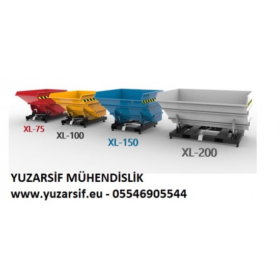 FORKLIFT DEVIRME TERTIBATLI KONTEYNER  HURDA ÇOP KOVASI CNC TALAŞ ARABASI