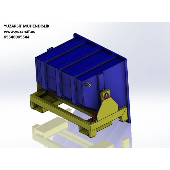 FORKLIFT DEVIRME TERTIBATLI KONTEYNER  HURDA ÇOP KOVASI CNC TALAŞ ARABASI