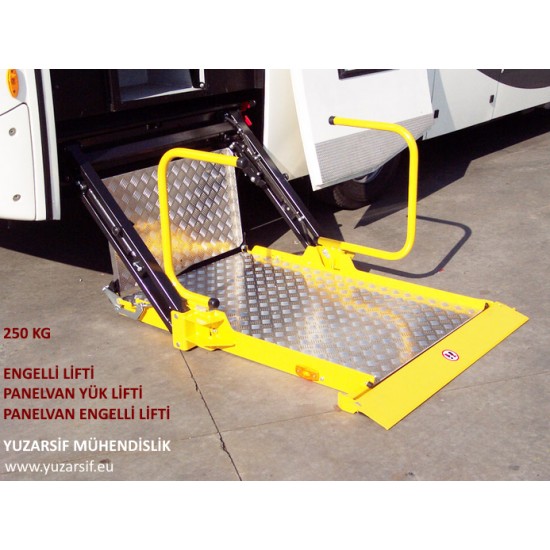 Engelli Rampası Lifti Kaset Tipi Engelli Lifti - Otobüs Minibüs Araç Hidrolik Engelli Lifti