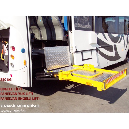 Engelli Rampası Lifti Kaset Tipi Engelli Lifti - Otobüs Minibüs Araç Hidrolik Engelli Lifti