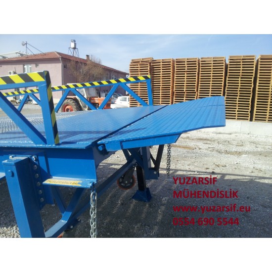 SEYYAR RAMPA YÜKLEME RAMPASI FORKLİFT YÜKLEME RAMPASI HİDROLİK RAMPA