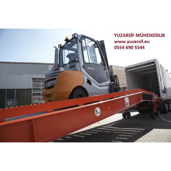 SEYYAR RAMPA YÜKLEME RAMPASI FORKLİFT YÜKLEME RAMPASI HİDROLİK RAMPA