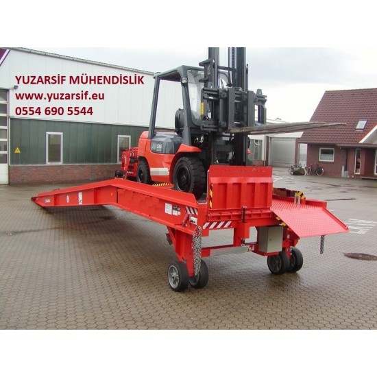 SEYYAR RAMPA YÜKLEME RAMPASI FORKLİFT YÜKLEME RAMPASI HİDROLİK RAMPA