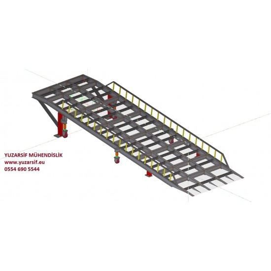 SEYYAR RAMPA YÜKLEME RAMPASI FORKLİFT YÜKLEME RAMPASI HİDROLİK RAMPA