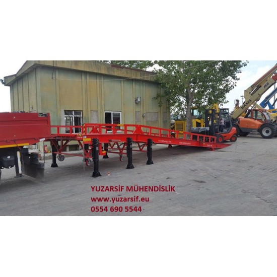 SEYYAR RAMPA YÜKLEME RAMPASI FORKLİFT YÜKLEME RAMPASI HİDROLİK RAMPA