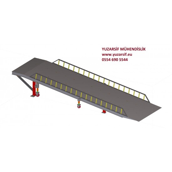 SEYYAR RAMPA YÜKLEME RAMPASI FORKLİFT YÜKLEME RAMPASI HİDROLİK RAMPA