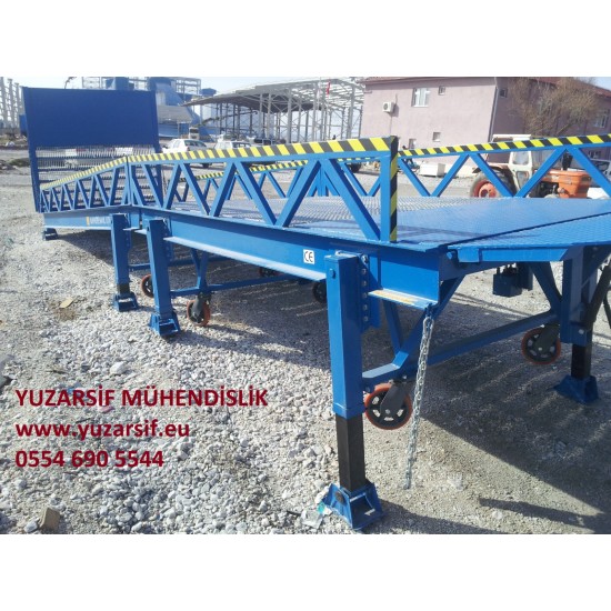 SEYYAR RAMPA YÜKLEME RAMPASI FORKLİFT YÜKLEME RAMPASI HİDROLİK RAMPA